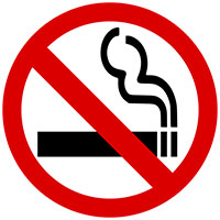 Universal no smoking symbol