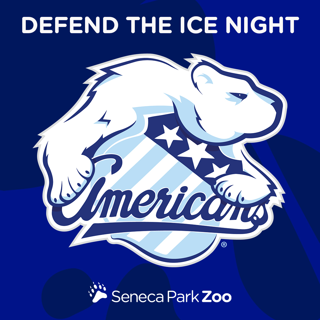 Rochester Americans - Tomorrow, we will be wearing special polar bear  jerseys for Defend The Ice Night presented by Seneca Park Zoo 🎫's -->