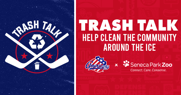 Trash Talk Community Cleanup with the Rochester Amerks!, trash